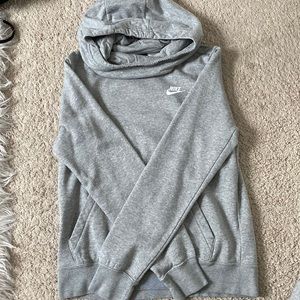 Small gray Nike turtle neck hoodie